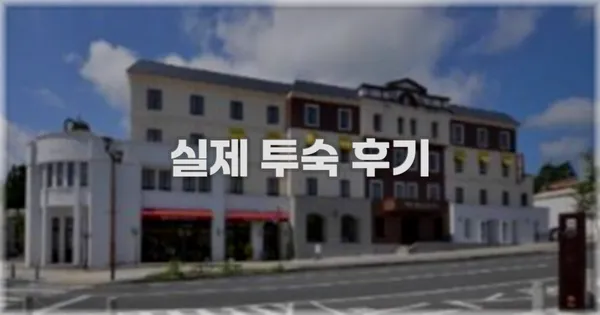 💬 실제 투숙 후기